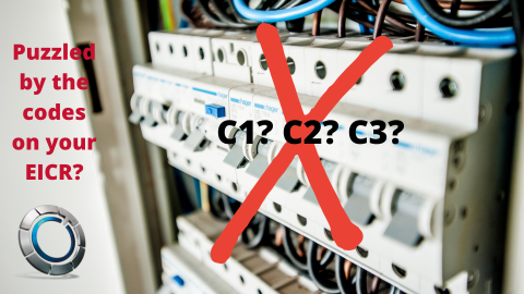 image of a distribution board with a red cross over the top