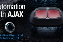An image of a security system component with the Definitive Electrical logo