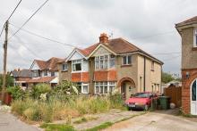 Dilapidated house