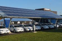 solar electric car charging installer