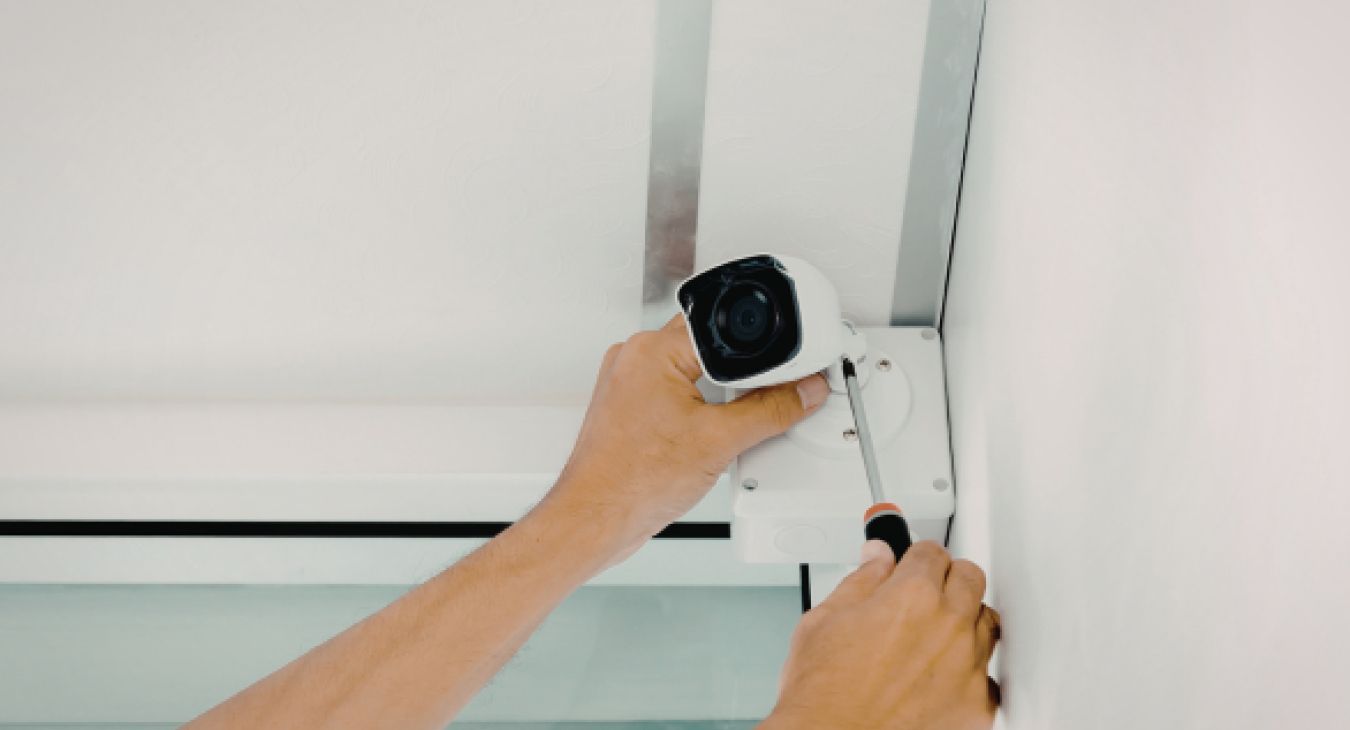 Home security system installation